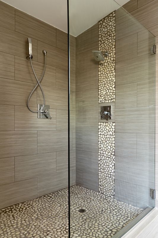 Stylish Tile Work in Shower